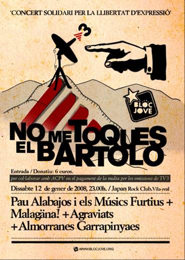 EL JUTGE DE CASTELLÓ NO ENS TOCA "EL BARTOLO"