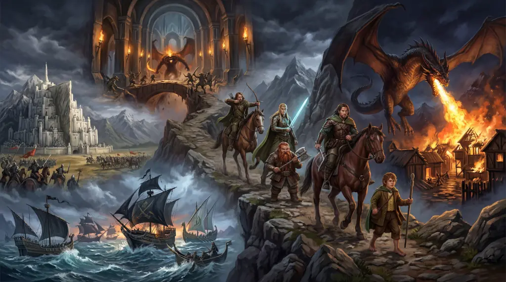 Top 20 aventures de El Senyor dels Anells LCG Mejores escenarios Señor Anillos LCG